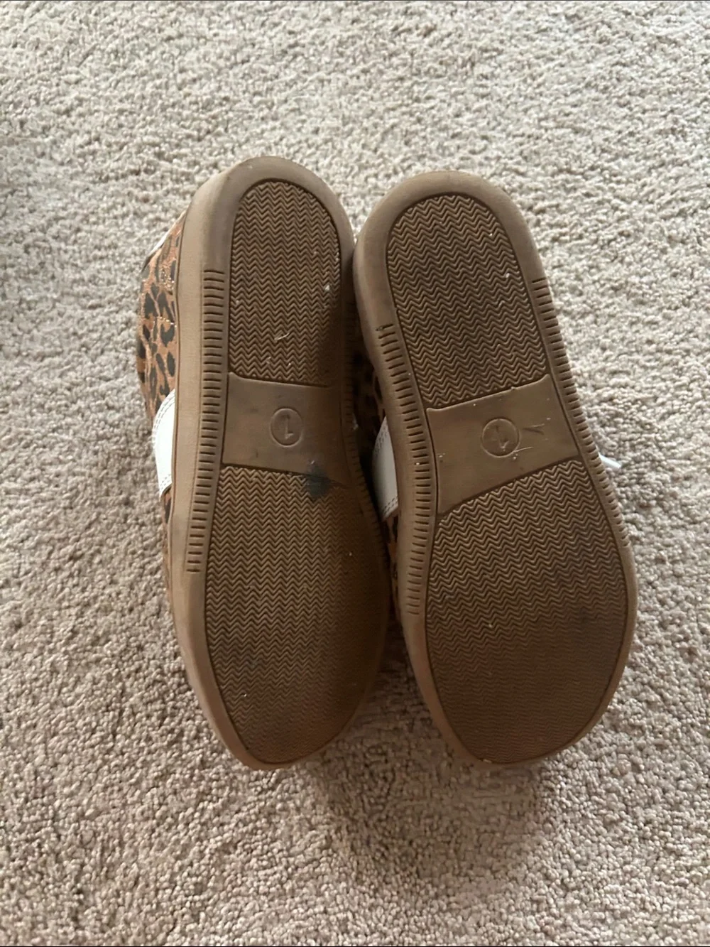 Kids Art Class Leopard Print Sneakers with White Laces